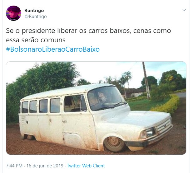 Raspar faz parte? Veja os melhores memes sobre carros rebaixados