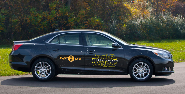 Easy Taxi oferece corridas gratuitas em carros Star Wars