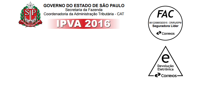 IPVA para veículos com placa final 1 vence dia 11/01