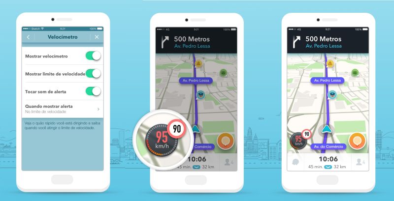 Waze ganha alerta de limite de velocidade