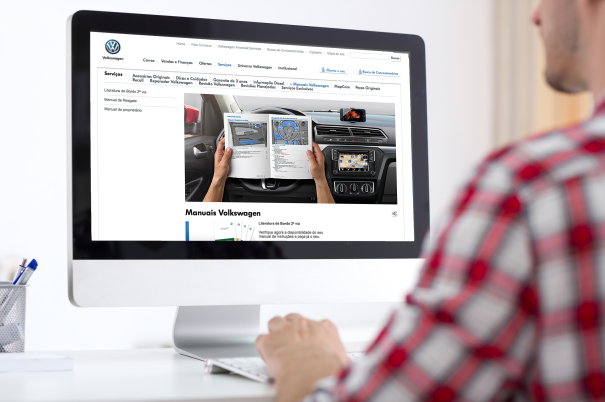 Volkswagen oferece versão on-line dos manuais de seus veículos