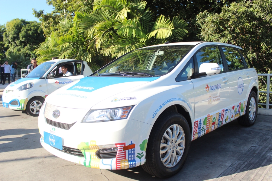 Capital cearense terá sistema de carros elétricos compartilhados