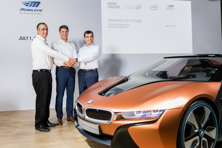 BMW, Intel e Mobileye se unem para desenvolver carro autônomo