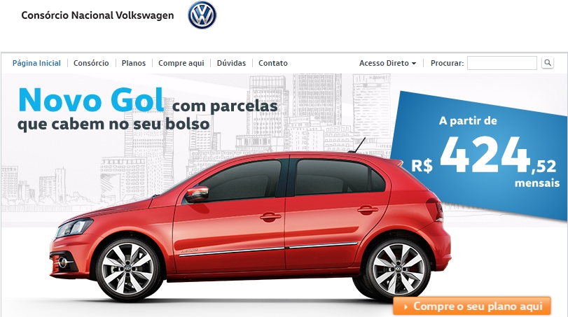 Consórcio Nacional Volkswagen lança plataforma de vendas digital