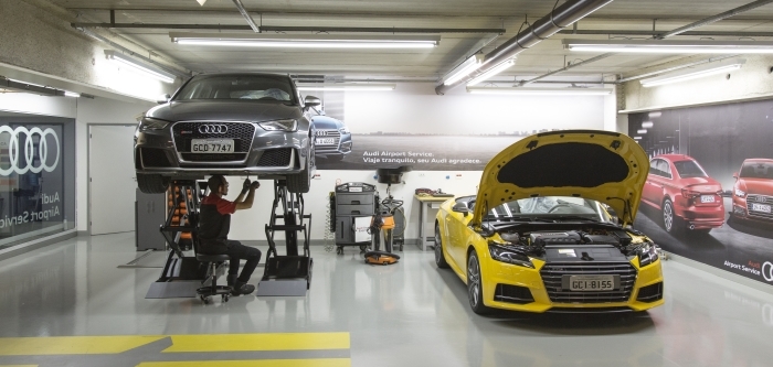 Audi inaugura oficina no aeroporto de Congonhas (SP)