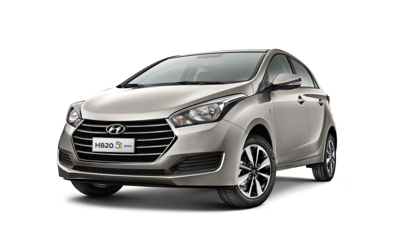 Hyundai HB20 completa cinco anos e ganha versão comemorativa