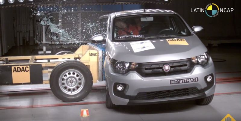 Fiat Mobi vai mal no teste de segurança; veja outros carros que tiveram resultados ruins