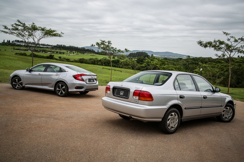 Vídeo: Honda reúne todas as gerações do Civic fabricadas no Brasil