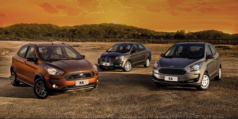 Ford Ka 2019 chega reestilizado e com opção de câmbio automático