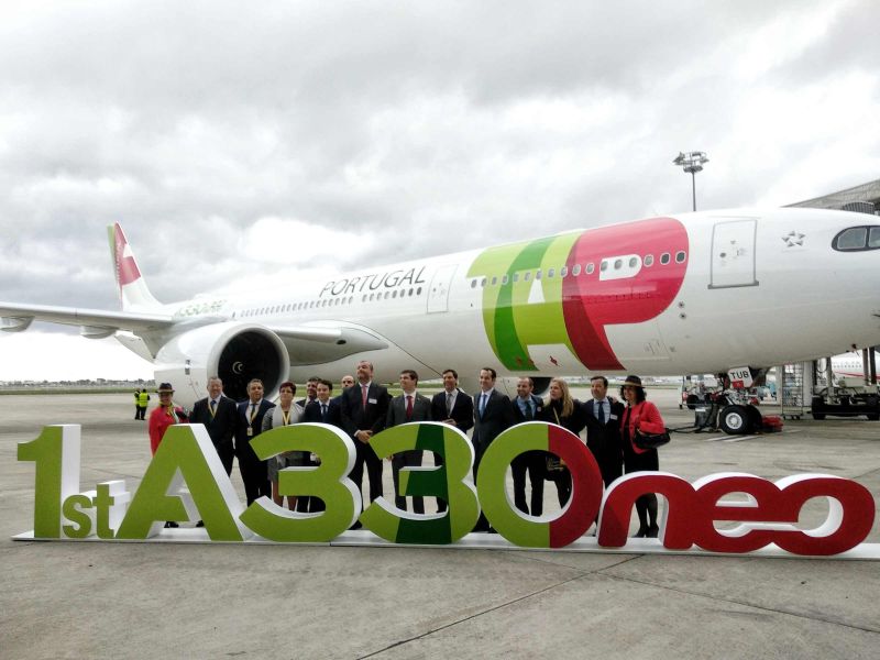 TAP recebe primeiro Airbus A330-900neo do mundo