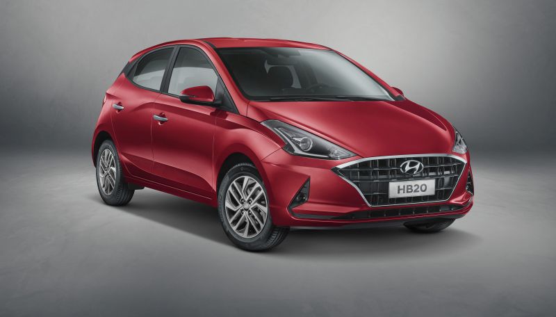 Hyundai revela design externo do novo HB20