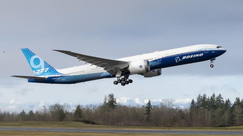 Boeing realiza primeiro voo do novo 777x