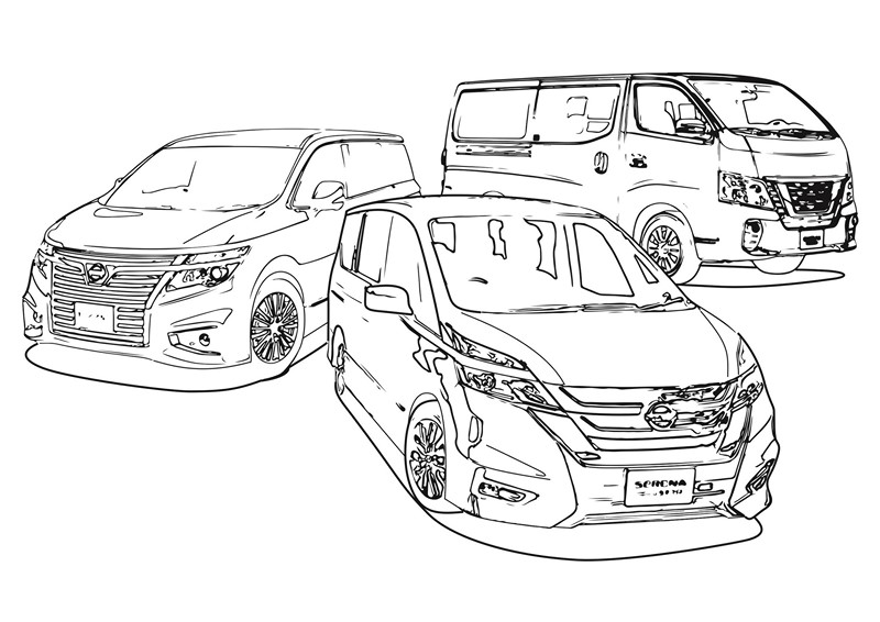 Nissan lança livro de colorir carros para download