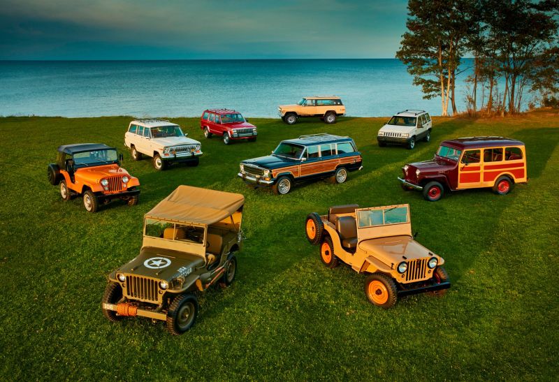 Jeep civil, CJ-2A completa 75 anos; modelo foi o primeiro a exibir grade dianteira com sete fendas