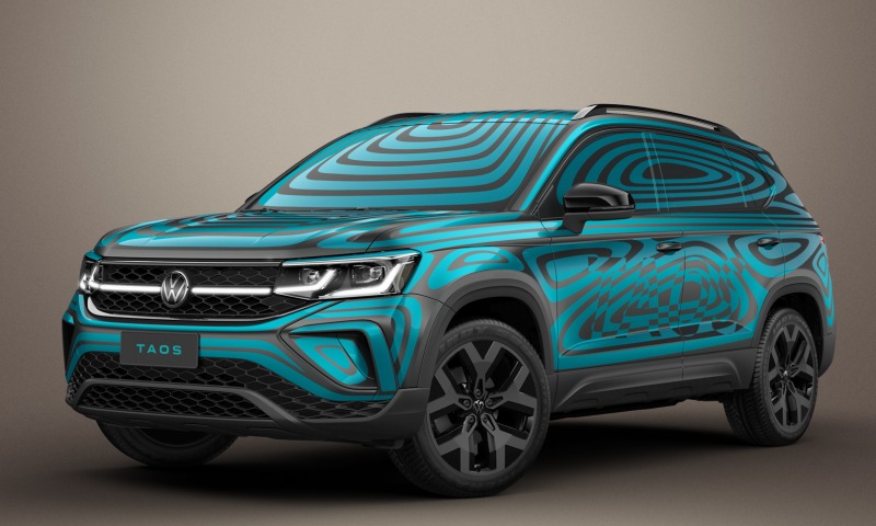 Confirmado para 2021, Volkswagen Taos aparece camuflado em imagens oficiais da marca