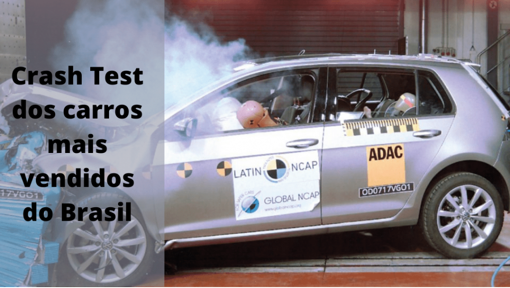 Crash Test dos carros mais vendidos do Brasil