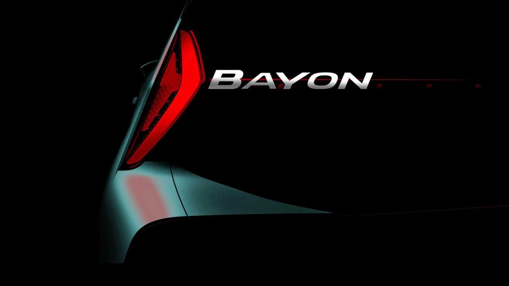 Hyundai Bayon aparece em primeiro teaser de lançamento