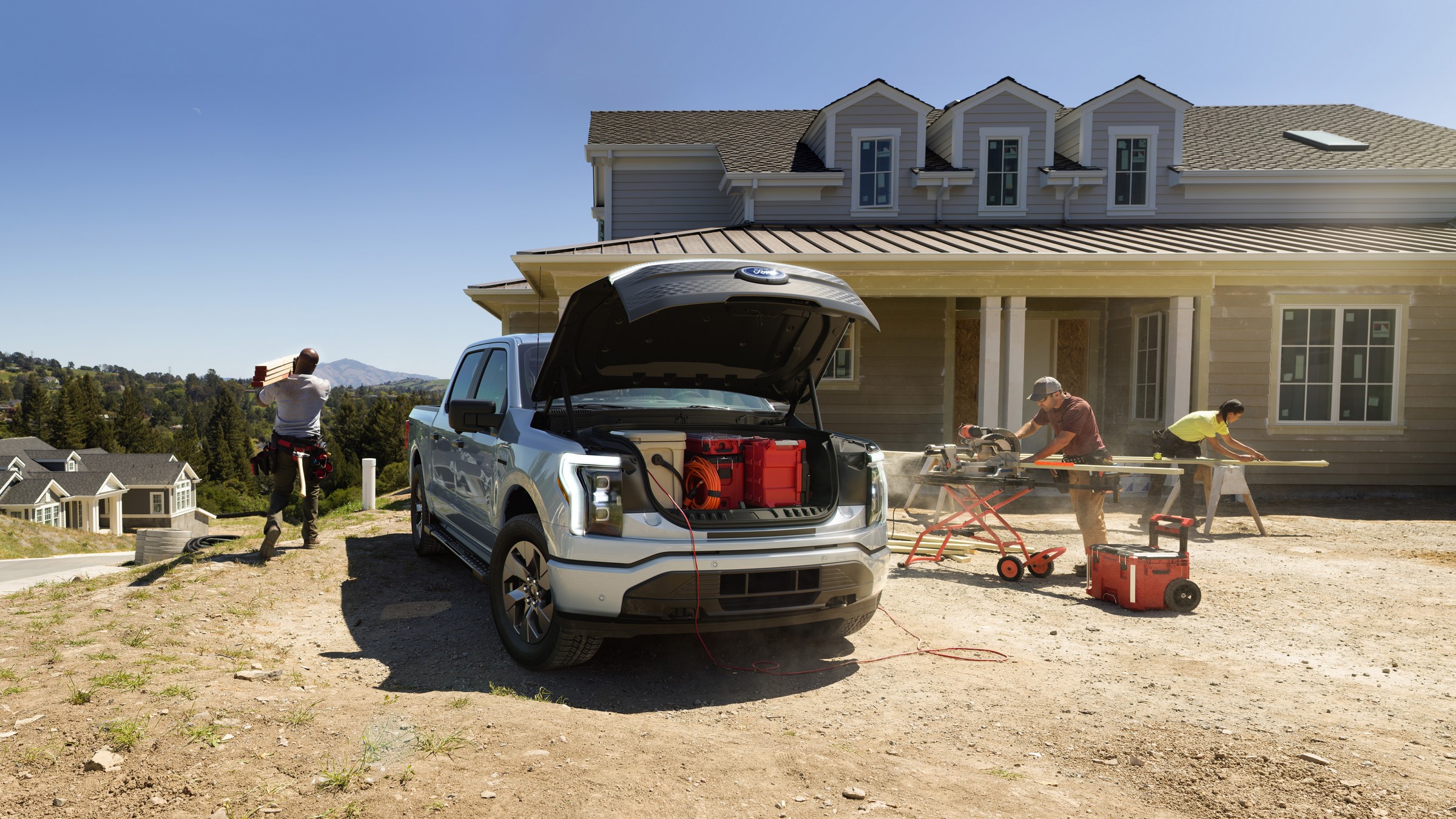 Ford F-150 Lightning é a picape elétrica que pode servir como gerador