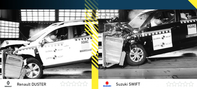 New Duster e Suzuki Swift