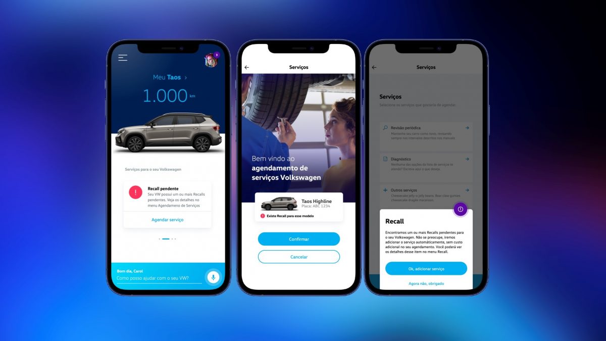 Meu Volkswagen passa a notificar e agendar recall