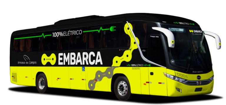 Conheça o primeiro ônibus rodoviário 100% elétrico a circular no Brasil