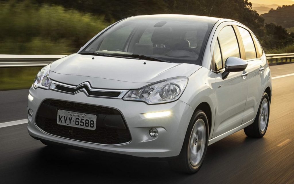 Citroën C3 2017 negociado 13% acima da Fipe, segundo plataforma