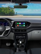 O VW T-Cross 2022 parece, realmente, seguir o VW Taos, conforme a Volkswagen