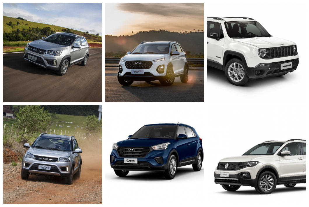 SUVS automáticos mais baratos do Brasil