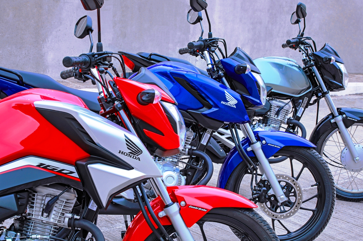 Honda CG 160 Fan marca 8 mi de motos flex da marca fabricadas no Brasil