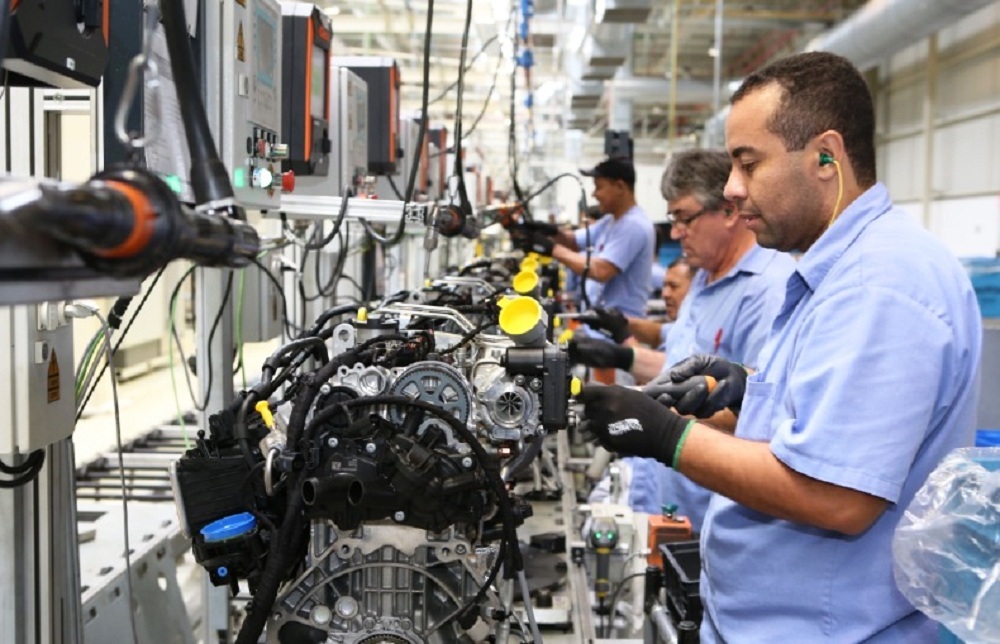 Fábrica da Volkswagen celebra marca de 12,5 milhões de motores produzidos