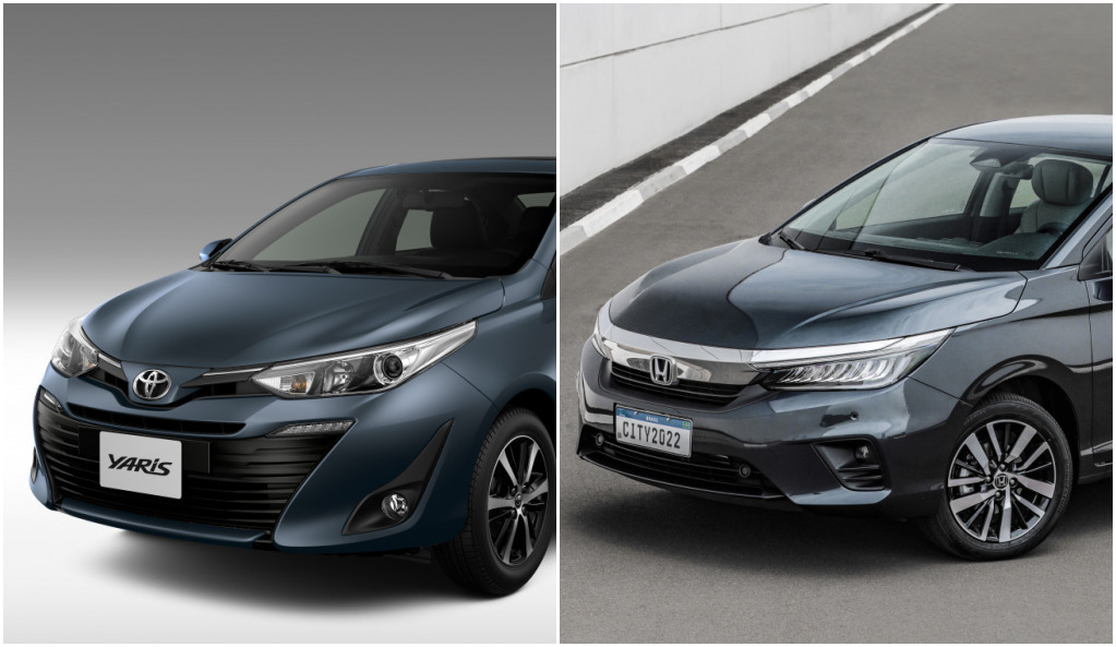 Toyota Yaris Sedan XLS x Honda City Sedan Touring: quem ganha?