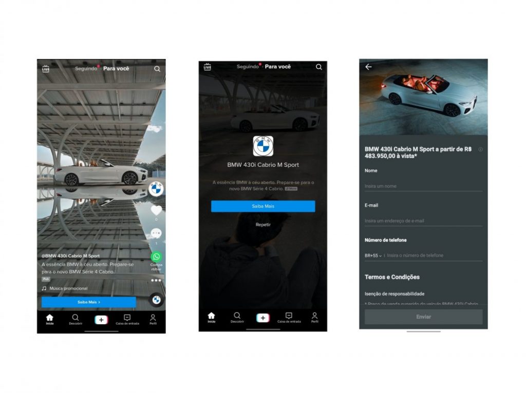 BMW começa a vender carros pelo TikTok