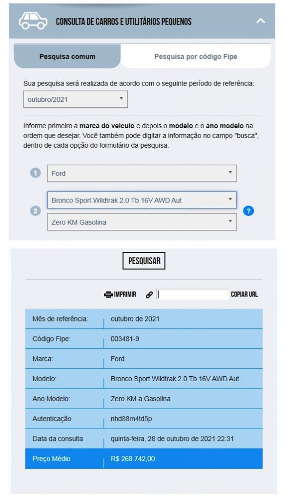 como funciona a tabela fipe e como consultar