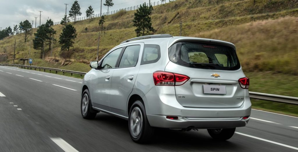 Nova Chevrolet Spin terá atualizações mecânicas 