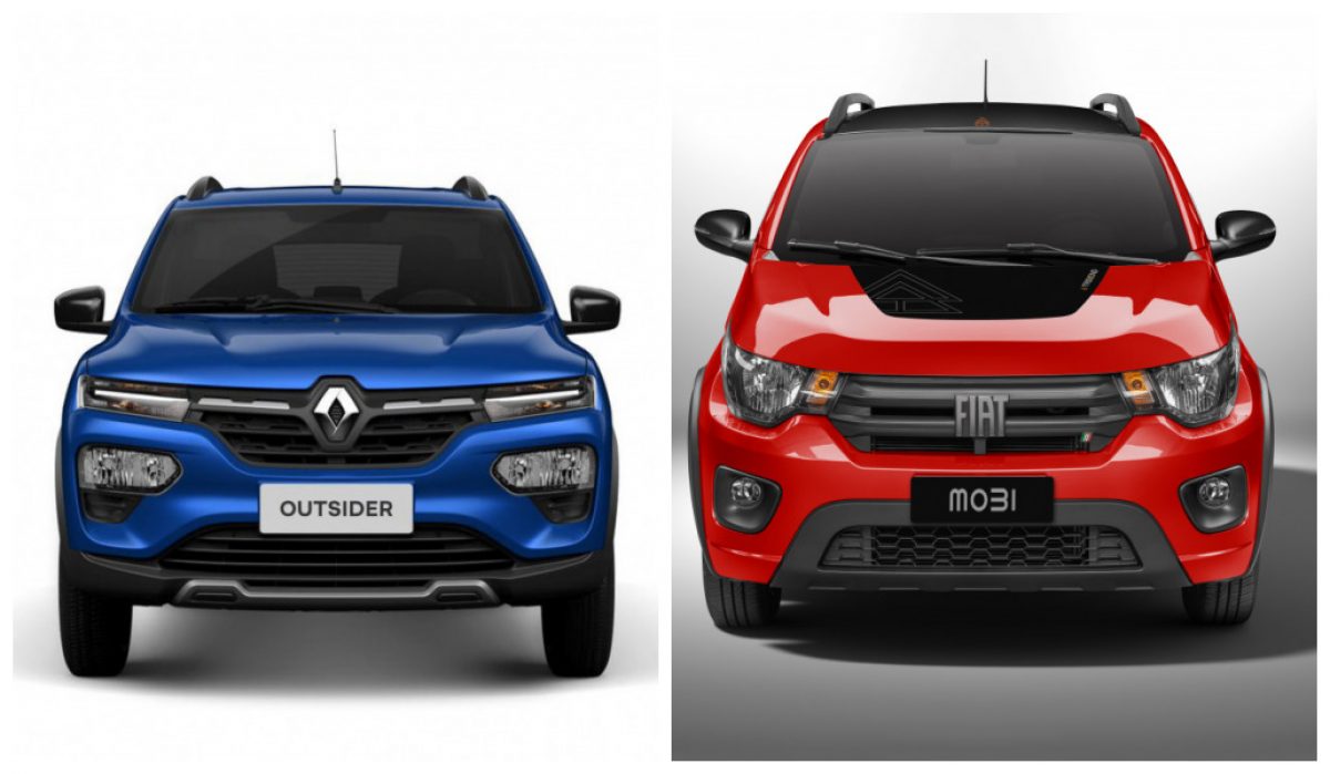 Renault Kwid x Fiat Mobi: qual é a melhor escolha entre os carros