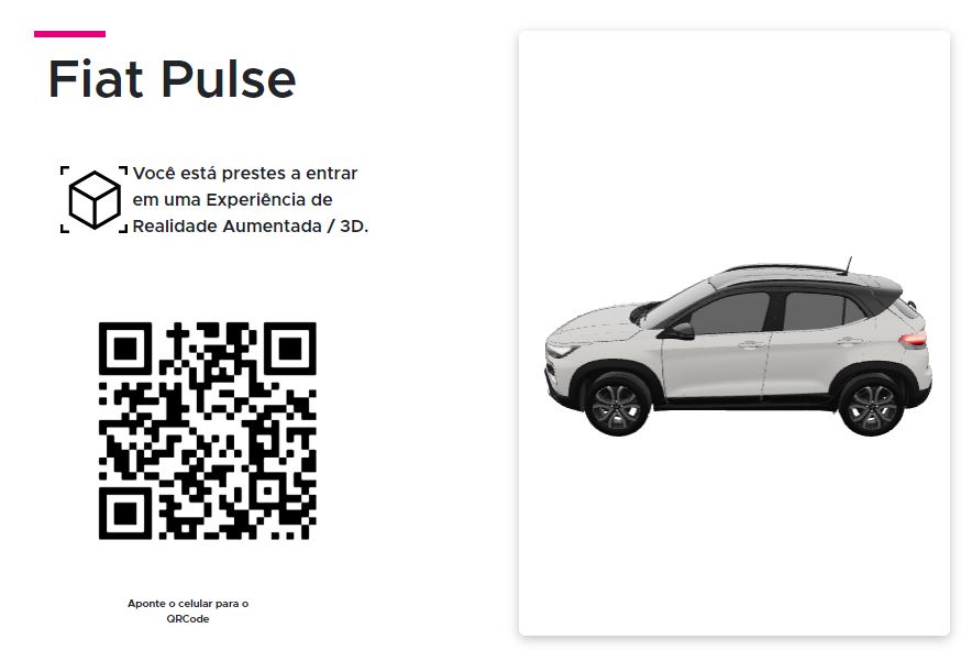 Fiat Pulse agora conta com ferramenta de realidade aumentada