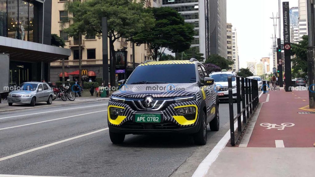 Renault Kwid E-Tech foi visto em São Paulo, veja