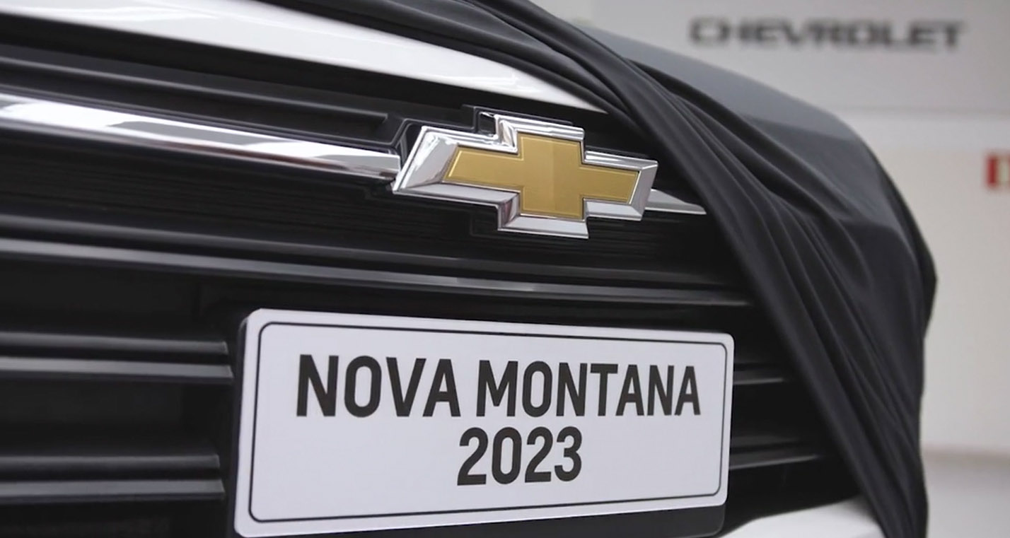 Nova Chevrolet Montana 2023 surge em novo flagra em São Paulo, veja!