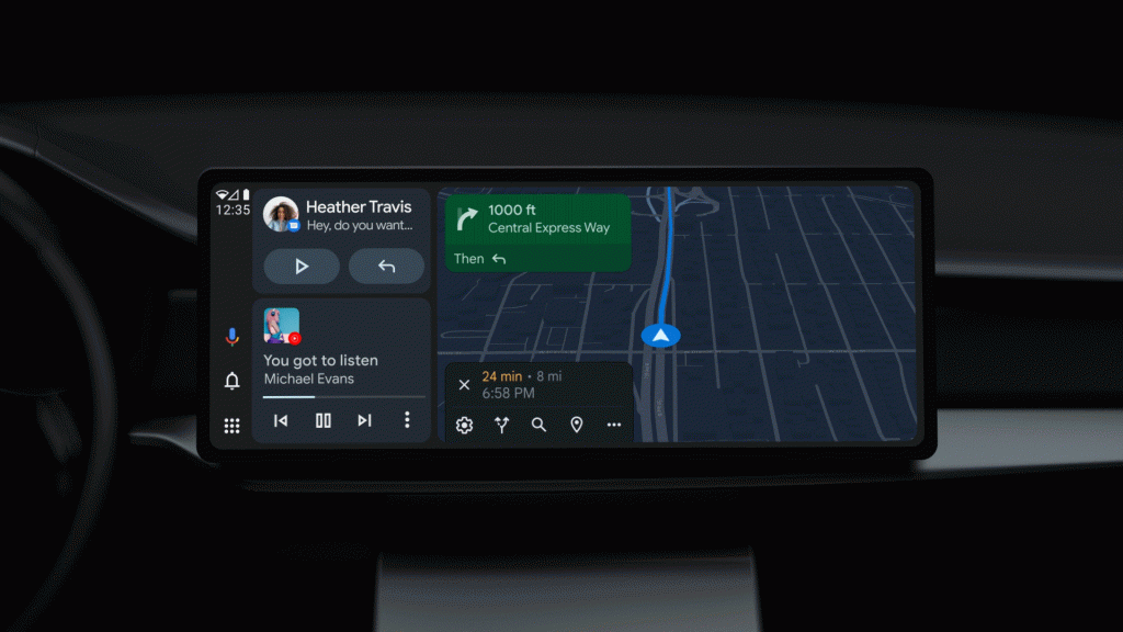 O sistema Android Auto ganha atualizações para deixar a experiência do usuário mais intuitiva, veja o que muda