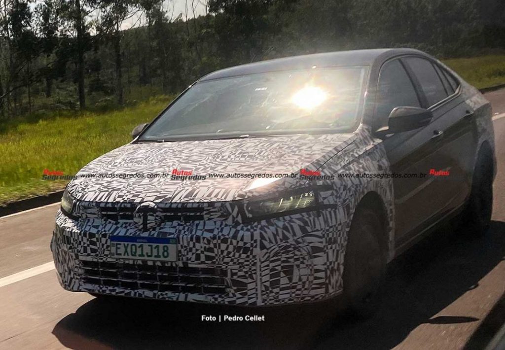 O novo VW Virtus 2023 foi visto em novo teste, na Serra da Mantiqueira em São Paulo, veja imagens e o que esperar da nova linha