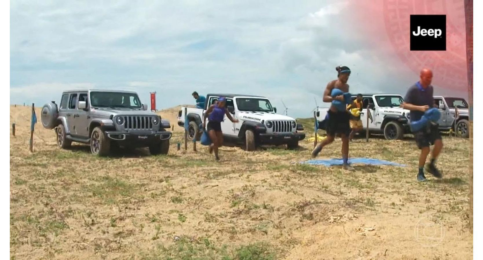 Jeep Gladiator e outros modelos da montadora marcaram presença em No Limite