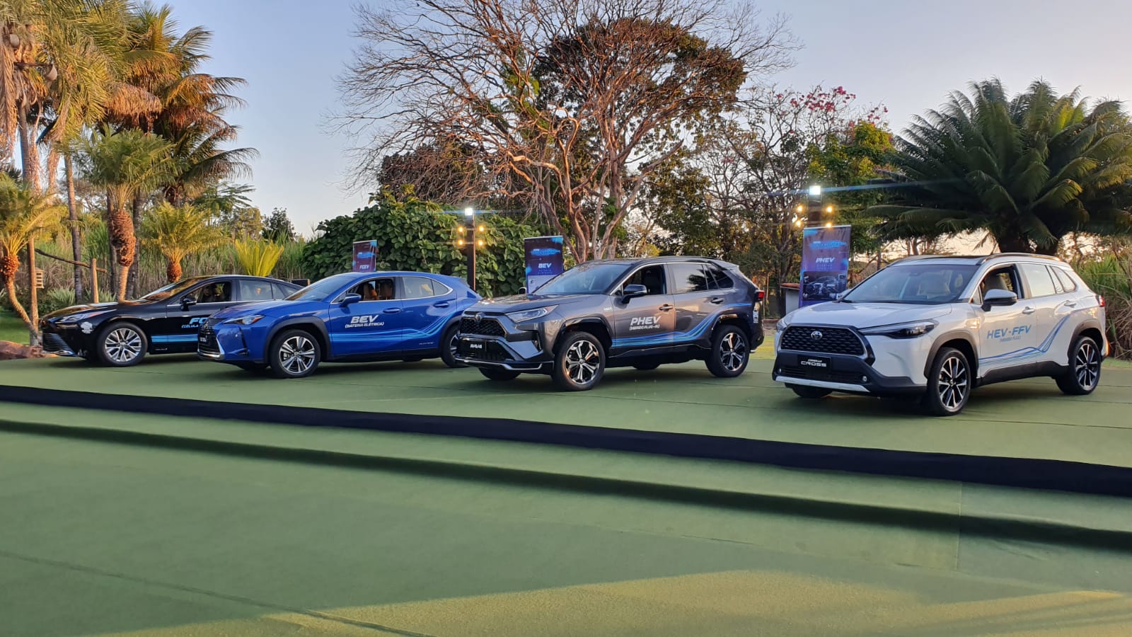 Toyota exibe soluções em eletrificação durante evento em São Paulo