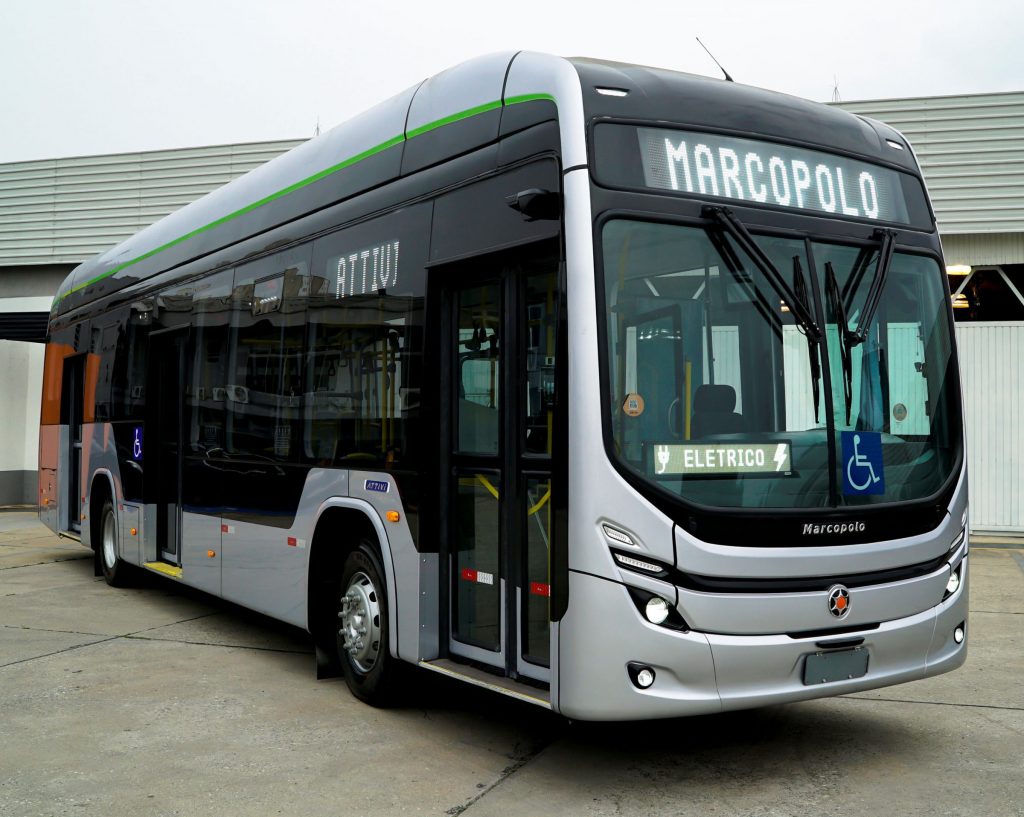 Até o fim do ano 30 unidades do ônibus elétrico da Marcopolo serão produzidas