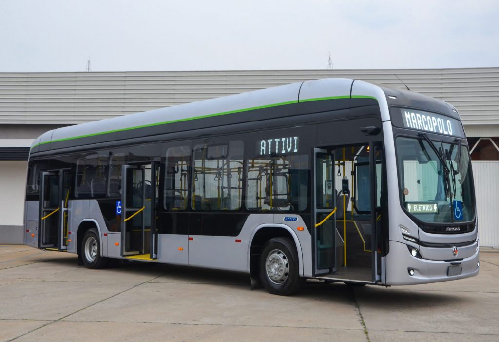 Até o fim do ano 30 unidades do ônibus elétrico da Marcopolo serão produzidas