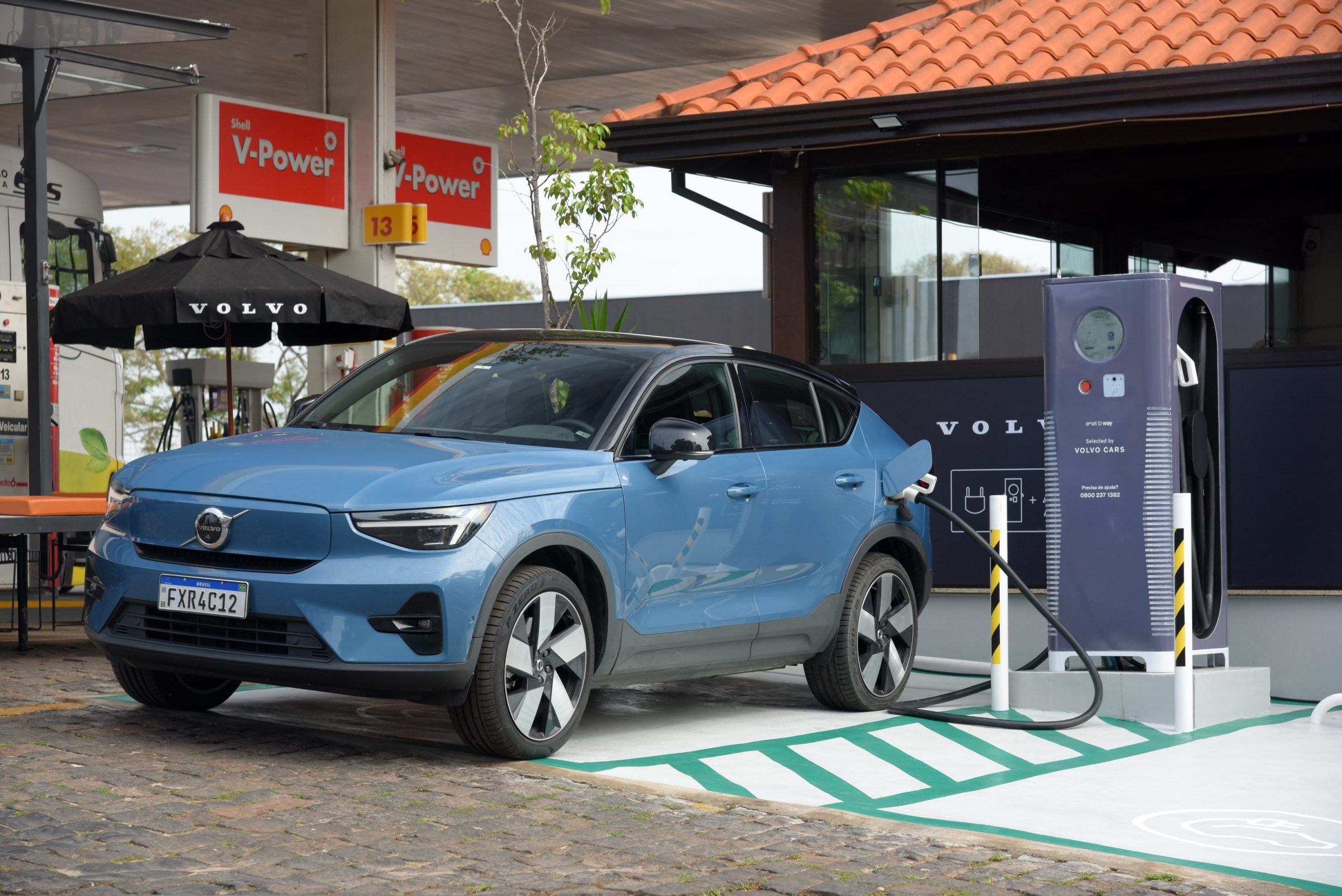  Volvo inaugura eletroposto rápido na Via Anhanguera, ampliando eletrificação