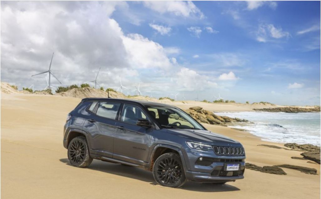 Does the Jeep Compass hybrid have any advantages compared to the convertible versions?