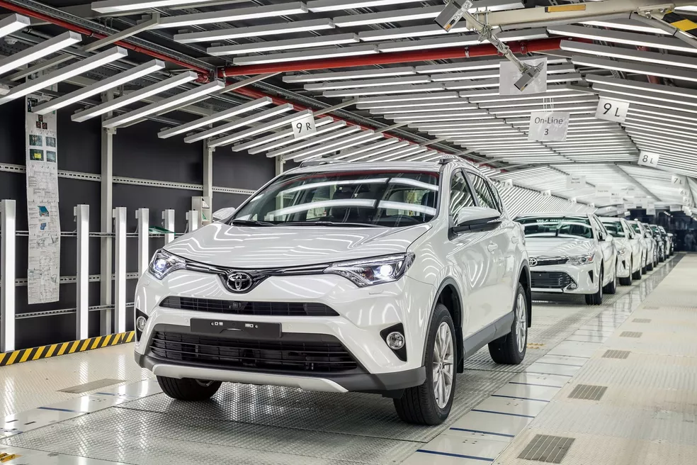 A fábrica da Toyota em São Petersburgo, na Rússia, foi fechada