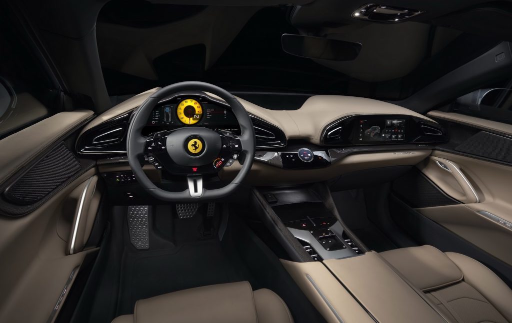 O Ferrari Purosangue, primeiro SUV da marca italiana, tem preço bem superior aos seus concorrentes, como o Lamborghini Urus