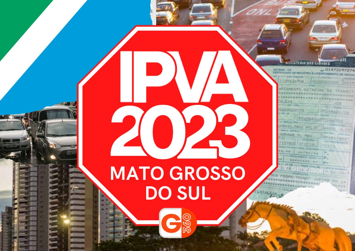 IPVA MS 2023: calendário, valores, descontos e alíquotas do imposto no Mato Grosso do Sul