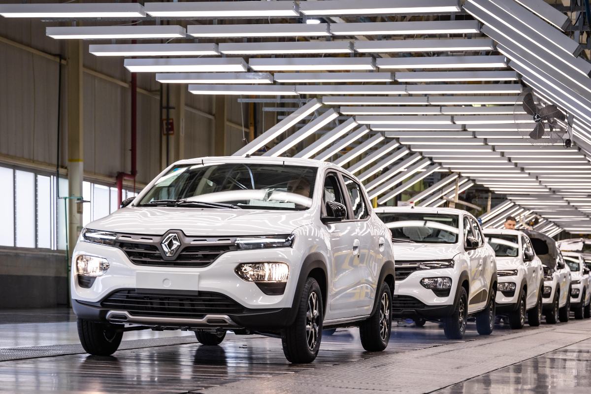 Produção Renault Kwid em São José dos Pinhais, no Paraná